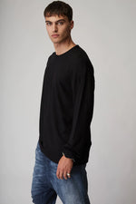 Lade das Bild in den Galerie-Viewer, Sweater Simply Way in Schwarz
